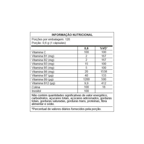 BIO B-COMPLEX® - 120 Cápsulas
