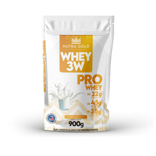 NUTRA WHEY PRO - LEITINHO - 900g Refil