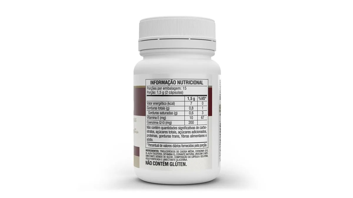 Coenzima Q10 - 30 cap (200mg p/ porção) - Vitafor