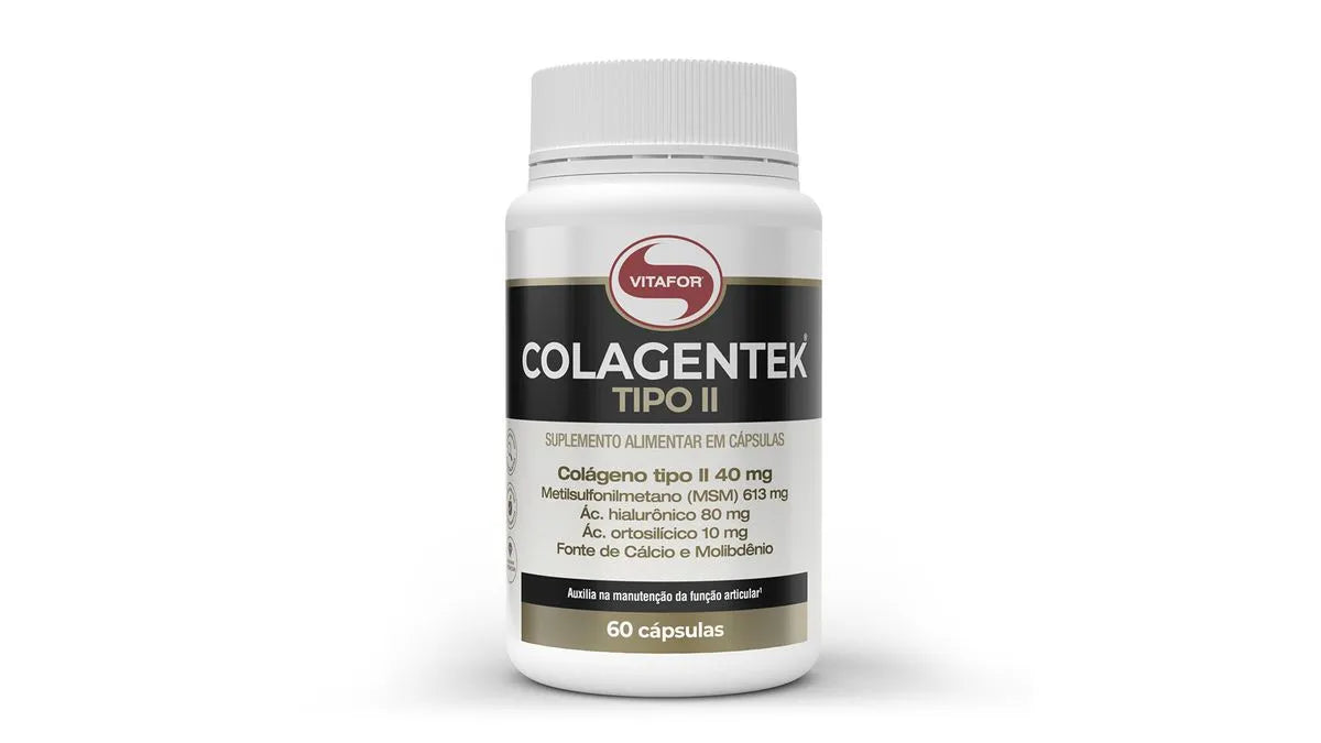 Colagentek tipo II - 60 cap - Vitafor