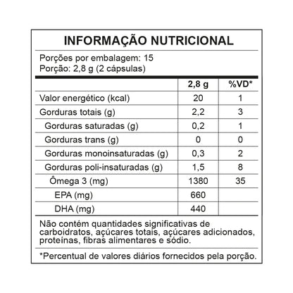 ÔMEGA 3 IFOS™ - 660EPA | 440DHA - 60 Cápsulas de 1450mg