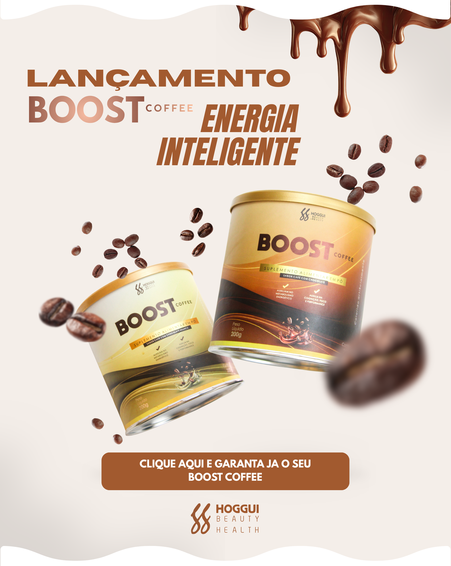 BOOST COFFEE CHOCOLATE  BRANCO 200g